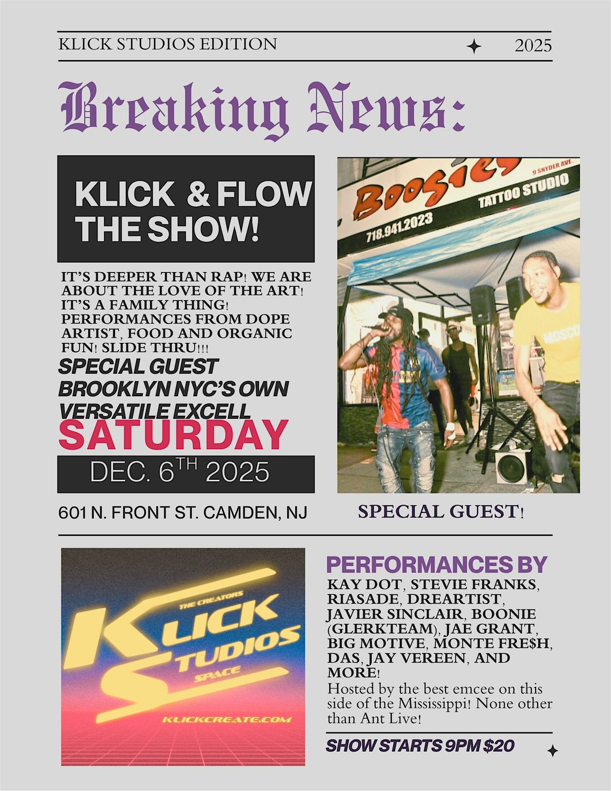 Klick & Flow, 6 December | Event in Camden | AllEvents