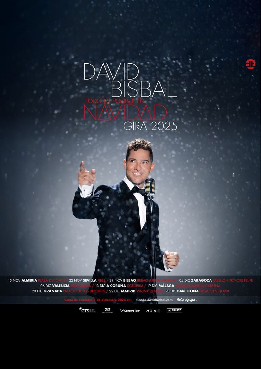David Bisbal A Coruña Tickets, 13 December | Event in A Coruña | AllEvents