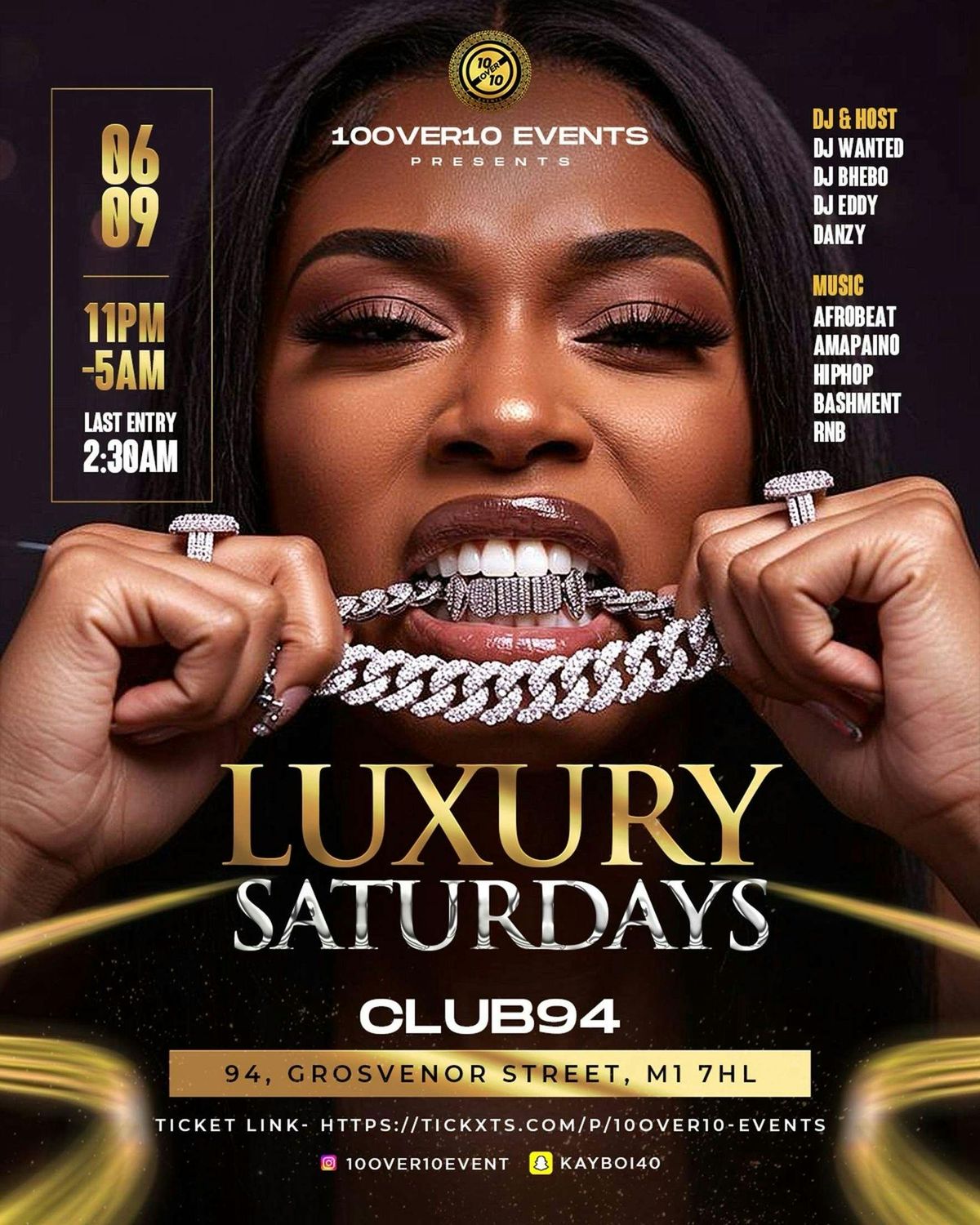 LUXURY SATURDAYS , 6 September | Event in Manchester | AllEvents