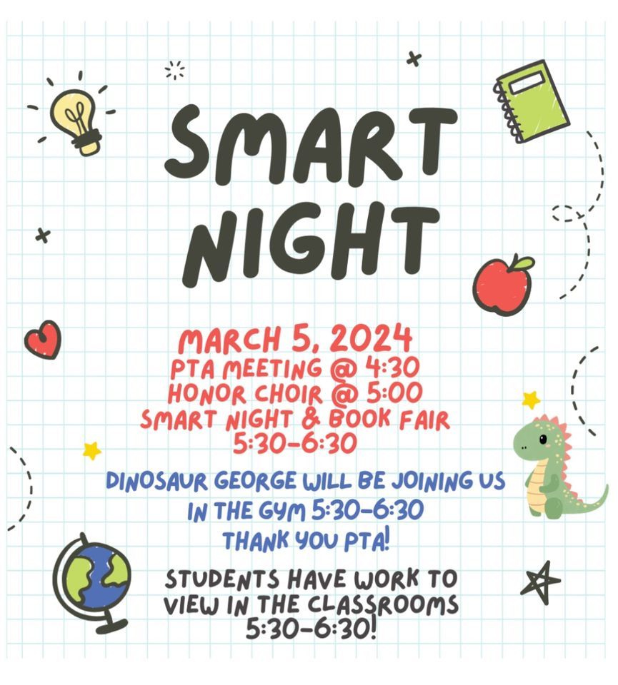 PTA Meeting & SMART Night, 1325 Petaluma Dr., Rockwall, 5 March 2024 ...