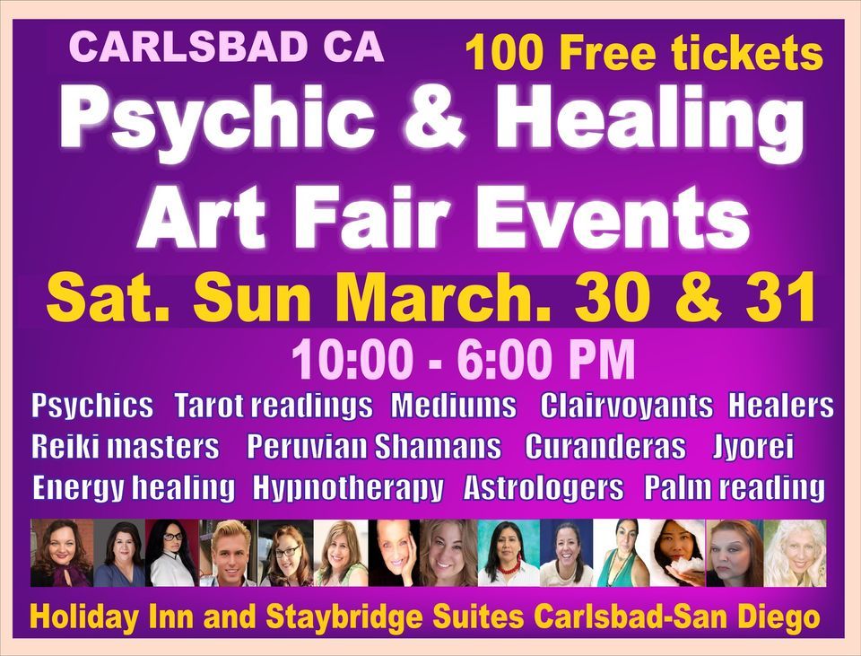 Carlsbad CA Psychic & Holistic Healing Art Fair Events, Holiday Inn