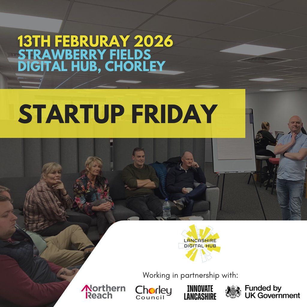 Startup Friday - Chorley Edition, 13 February | Event in Chorley | AllEvents