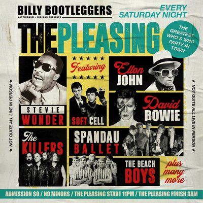THE PLEASING - Saturday Nights @ Billys
