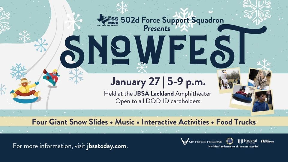 Snowfest 2024, JBSALackland Amphitheater, San Antonio, January 27 2024