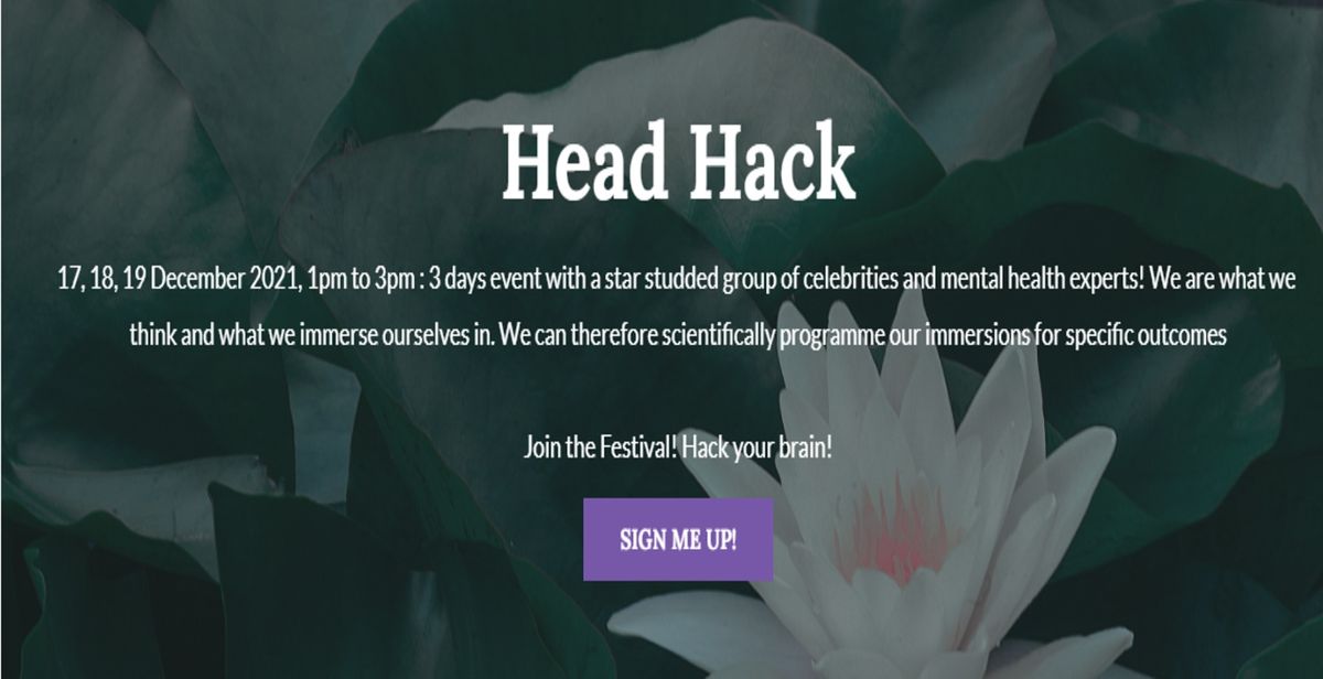 Head Hack December 17 To December 19 Online Event Allevents In Lotus Festival 2022