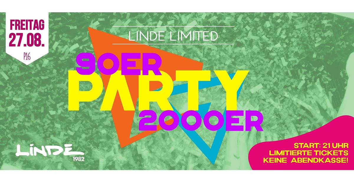 90er & 2000er Party w/ DJ ALEX by Linde Limited, Meine Linde, Werdau,  October 1 to October 2 | AllEvents.in