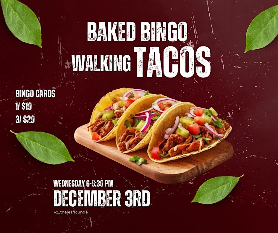 BAKED Bingo WALKING TACO NIGHT, 5 December | Event in Middletown | AllEvents