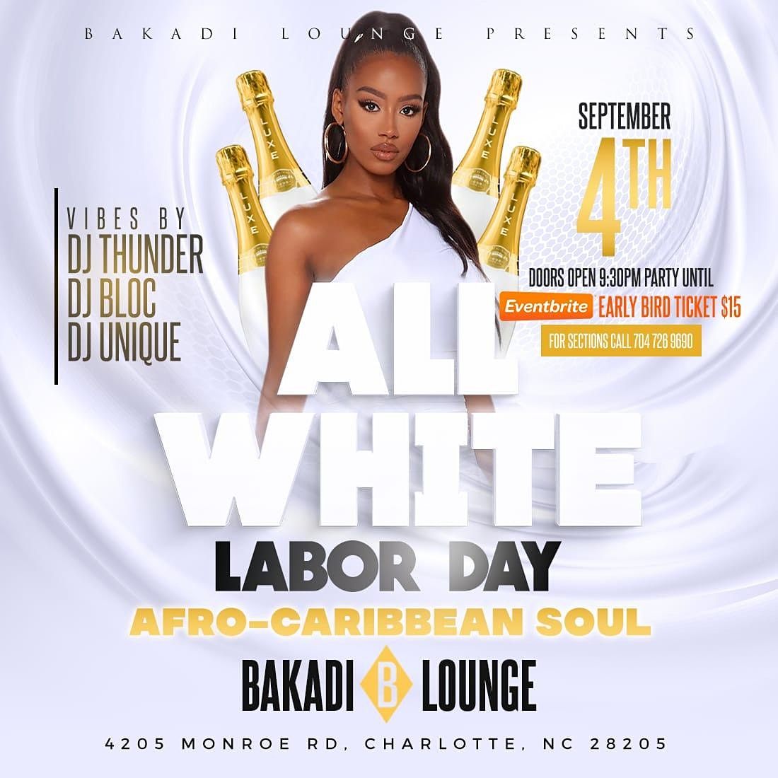 All White Labor Day Afro Caribbean Soul 4205 Monroe Rd Charlotte September 4 To September 5 Allevents In Labor Day Weekend 2022 Events In Charlotte Nc