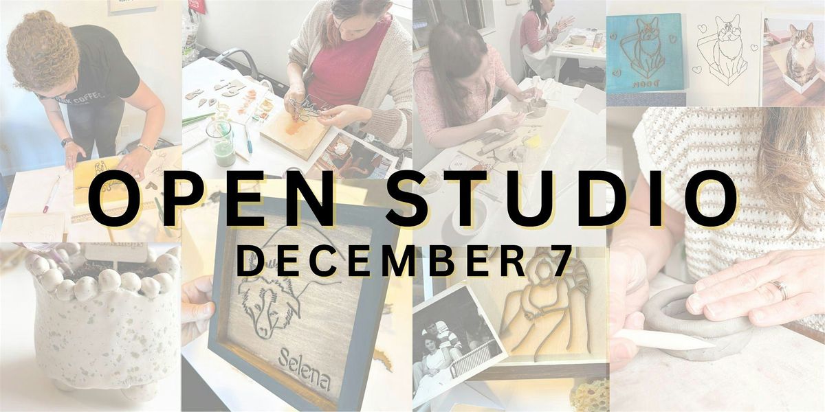 Open Studio Day: Clay + Laser (Session #1, 9am-11am), 7 December | Event in Longmont | AllEvents