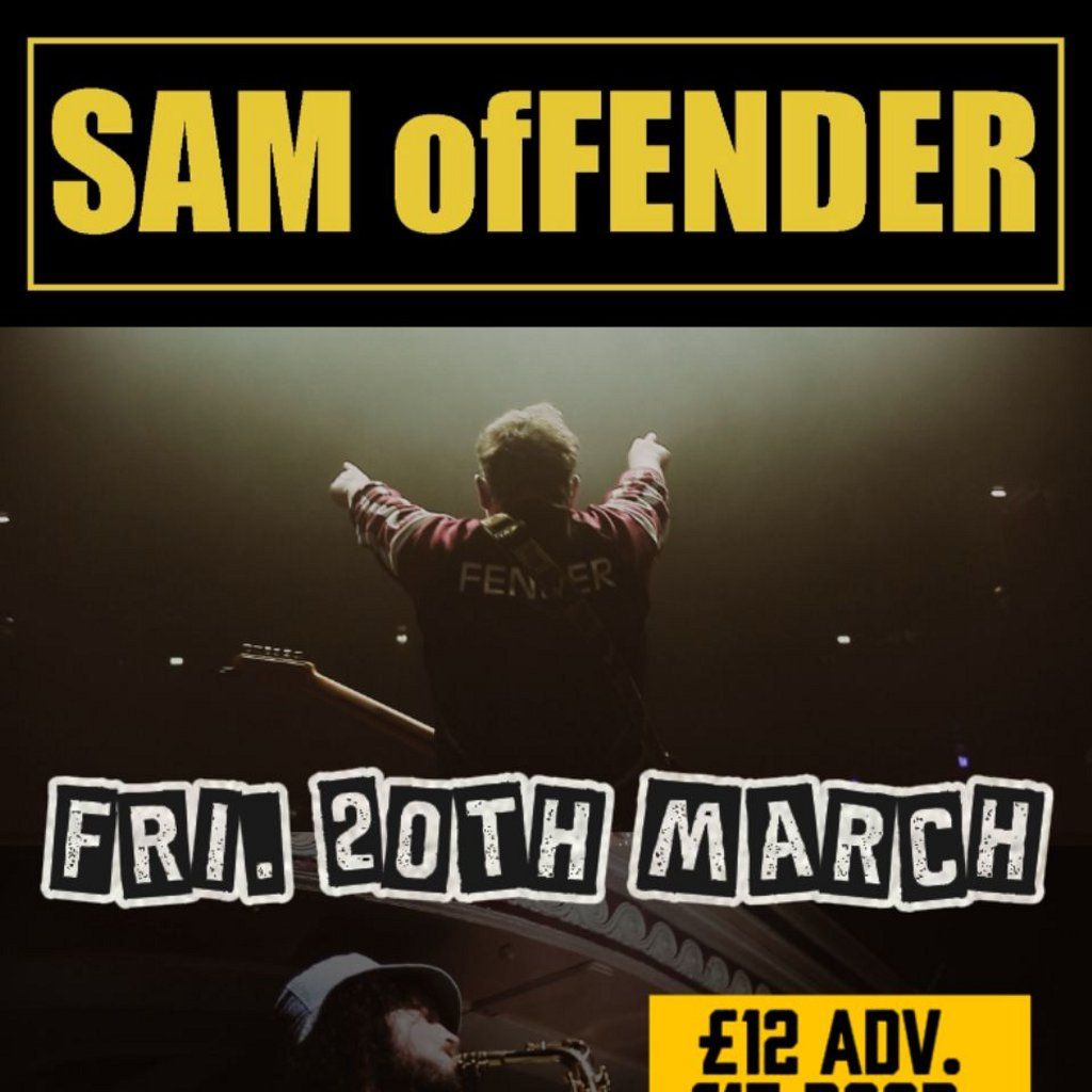 Sam ofFENDER, The Ultimate Sam Fender Tribute, 20 March | Event in Crewe | AllEvents
