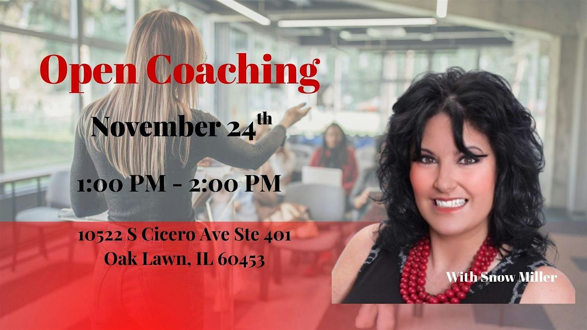 Open Coaching | Event in Oak Lawn | AllEvents