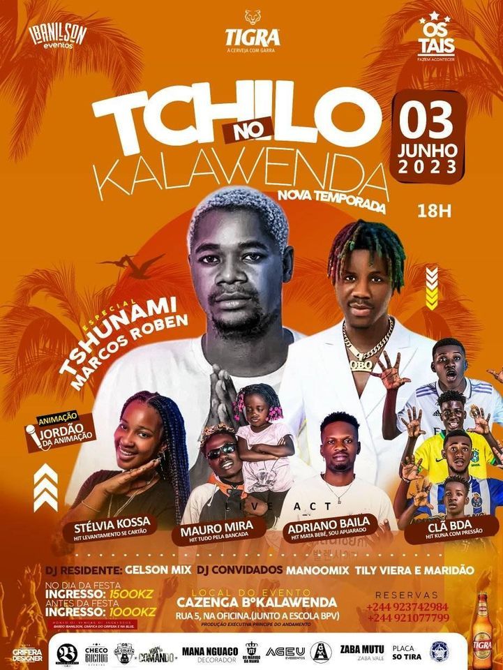 TCHILO NO KALAWENDA , Grupo Francis, Luanda, 3 June