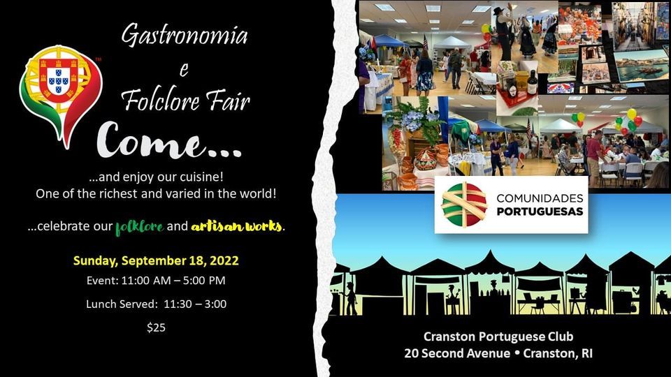 RI Day of Portugal 2022 Feira da Gastronomia e Folclore / Food and RI Day of Portugal 2022 Feira da Gastronomia e Folclore / Food and