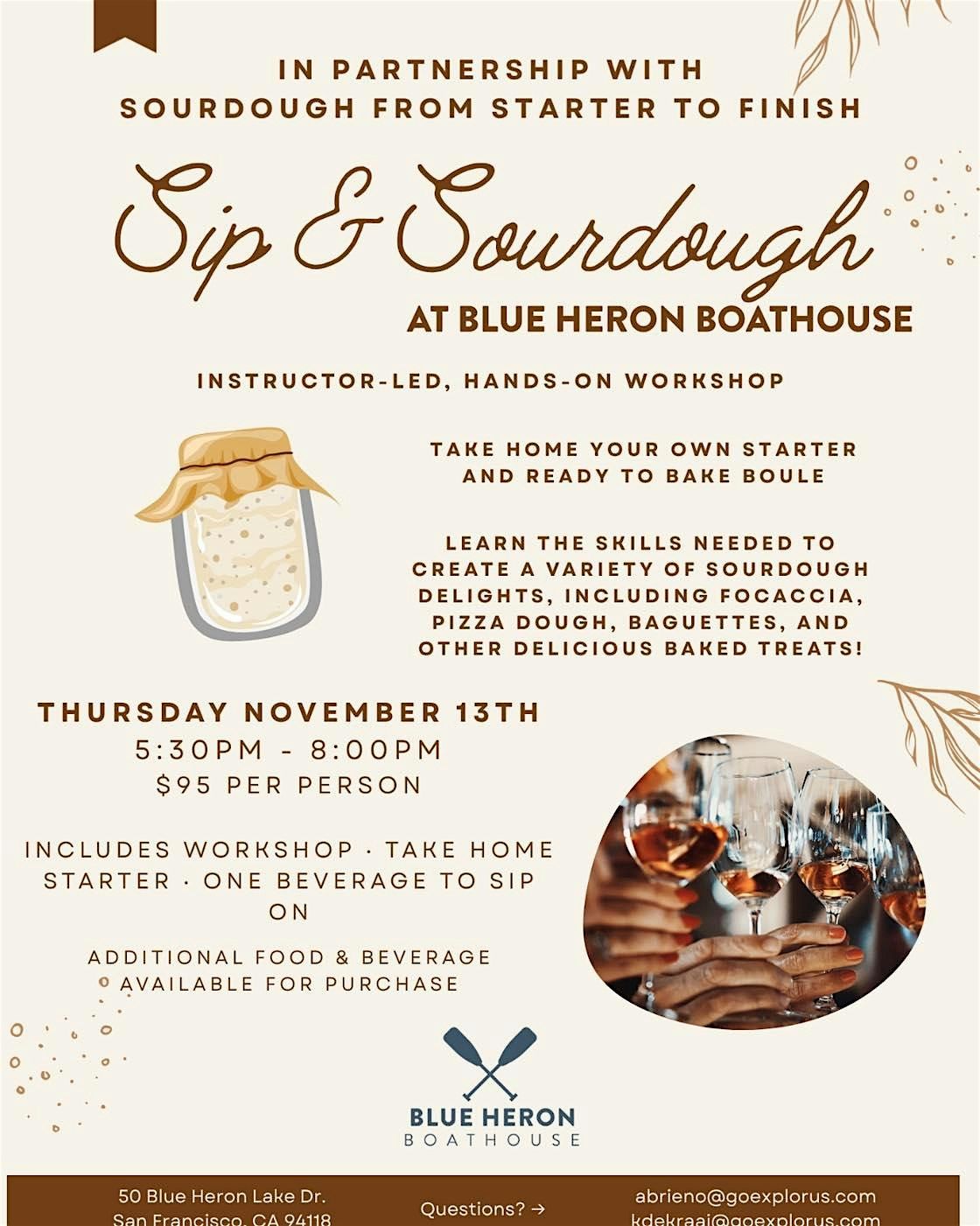 Sourdough Baking Workshop - From Starter to Finish | Event in San Francisco | AllEvents