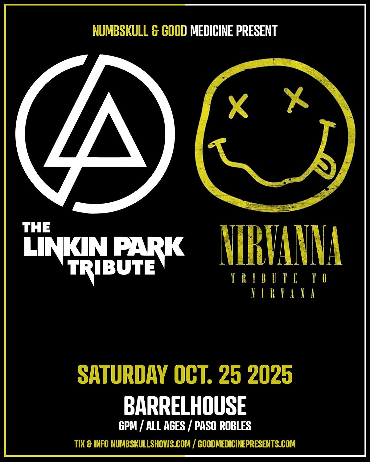 The Linkin Park Tribute & Nirvanna, 23 October | Event in Fresno | AllEvents
