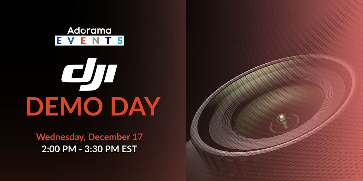 DJI Demo Day at Adorama, 17 December | Event in New York | AllEvents