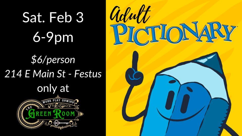 Adult Pictionary, The Green Room, Festus, 3 February 2024 | AllEvents