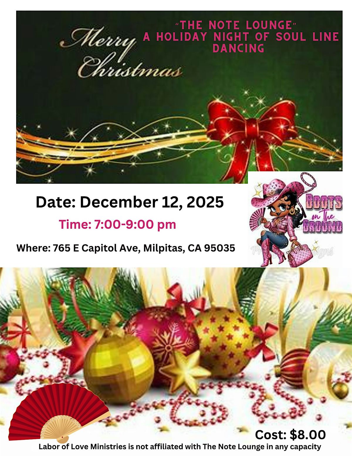 Soulful Line Dancing, 12 December | Event in Milpitas | AllEvents