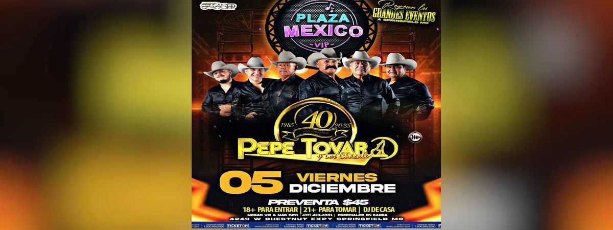 PEPE TOVAR Y LOS CHACALES EN SPRINGFIELD, 5 December | Event in Springfield | AllEvents