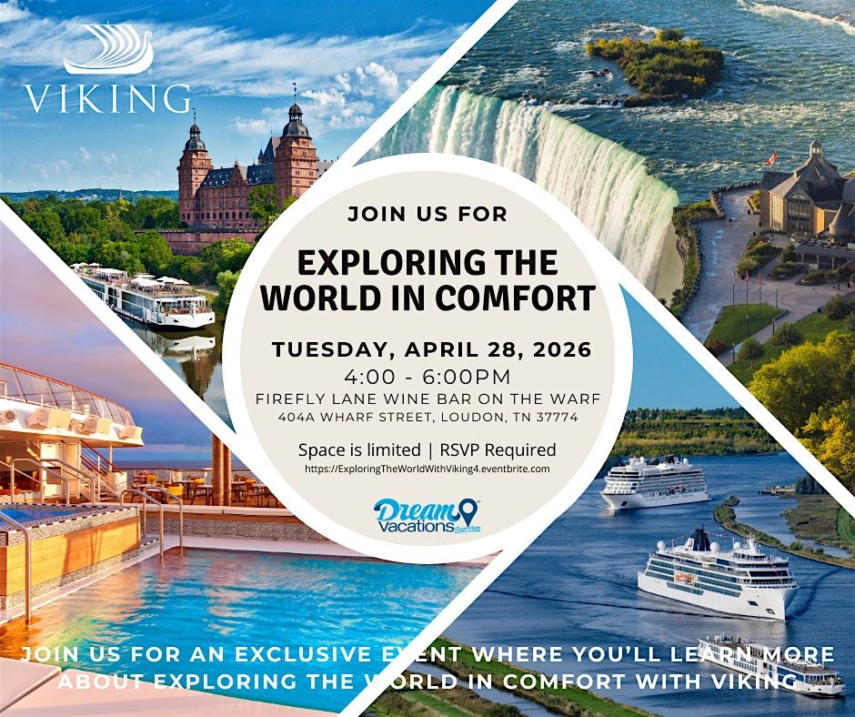 Exporing the World in Comfort with Viking, 28 April | Event in Loudon | AllEvents