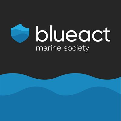 BlueAct Marine Society logo