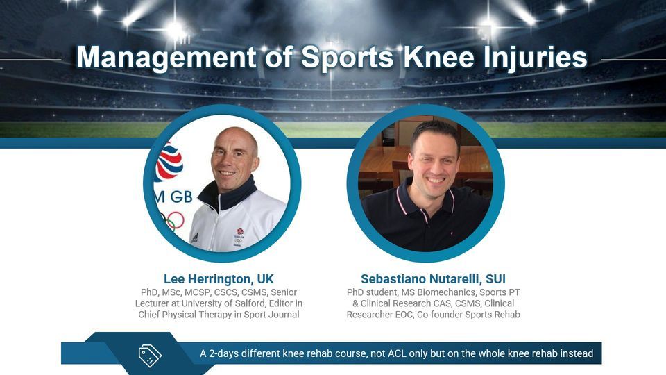 Management of Sports Knee Injuries, PhysioOne, Bucharest, May 13 to May 14 AllEvents.in