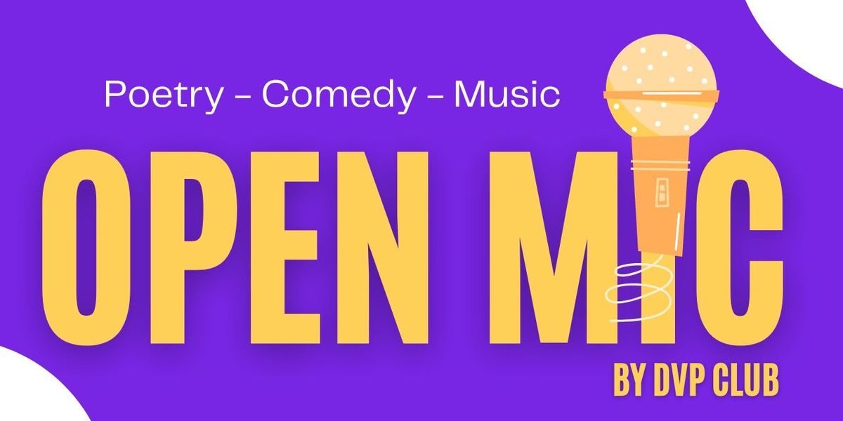 Open Mic by DVP Club, 5 July | Event in Vadodara | AllEvents