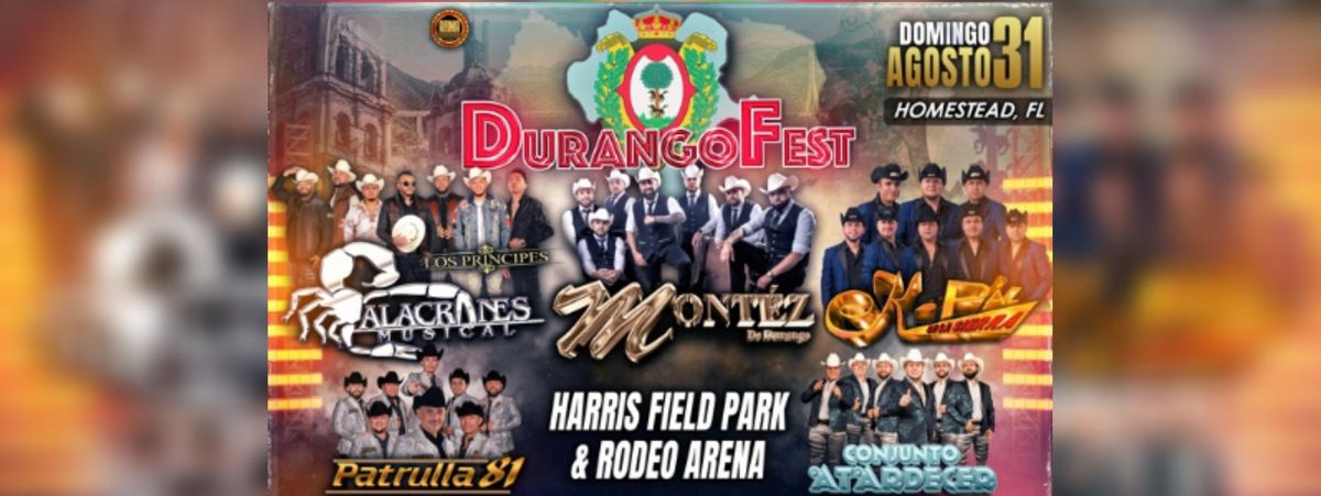 DURANGO FEST EN HOMESTEAD, 31 August | Event in Homestead | AllEvents