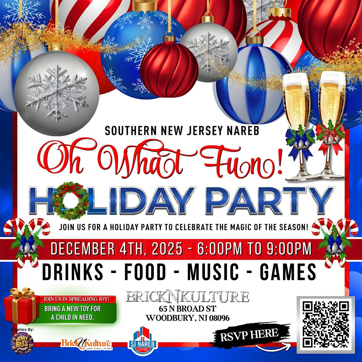 THE SOUTHERN NEW JERSEY NAREB CHAPTER HOLIDAY PARTY, 4 December | Event in Woodbury | AllEvents