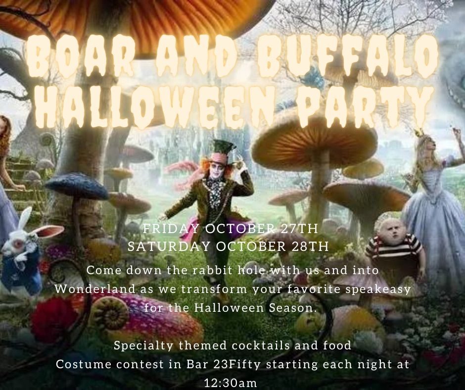 Boar and Buffalo Halloween Party , Boar and Buffalo Craft Bar, Palm