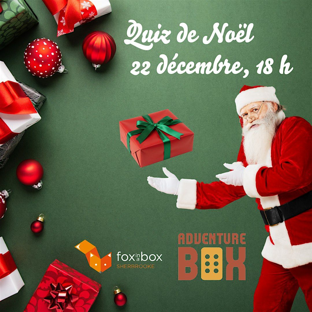 Fox Quiz de Noël, 22 December | Event in Sherbrooke | AllEvents