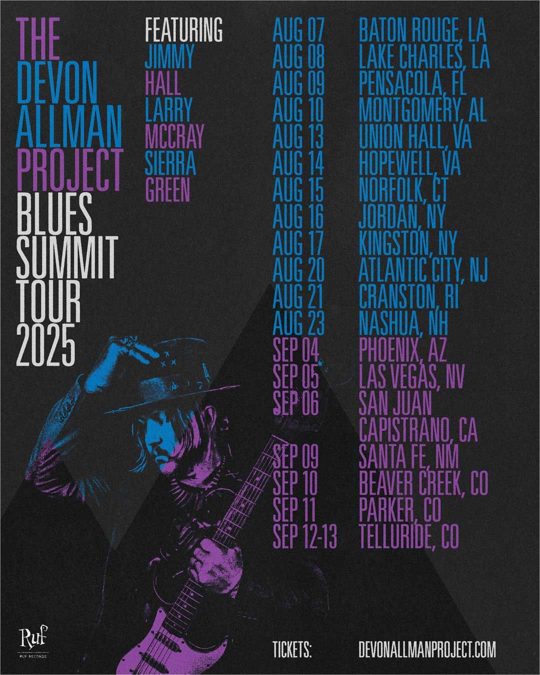 The Devon Allman Project, 9 August | Event in Montgomery | AllEvents