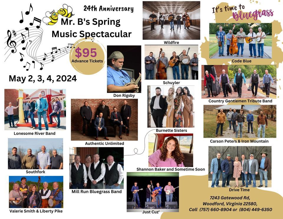 Mr. Bs Spring Music Spectacular, 7243 Gatewood Rd, Woodford, VA 22580