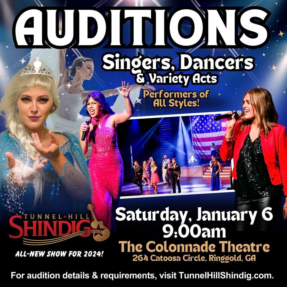 Auditions for “Tunnel Hill Shindig Ultimate Variety Show”, The