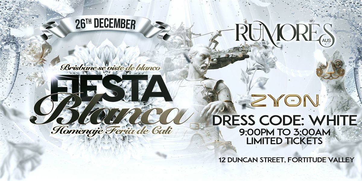 FIESTA BLANCA HOMENAJE FERIA DE CALI, 26 December | Event in Fortitude Valley | AllEvents