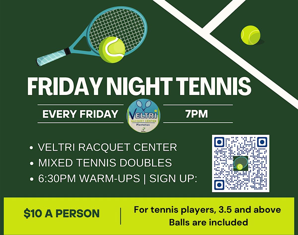 Sportsmates Holiday Tennis Under The Stars, 5 December | Event in Plantation | AllEvents