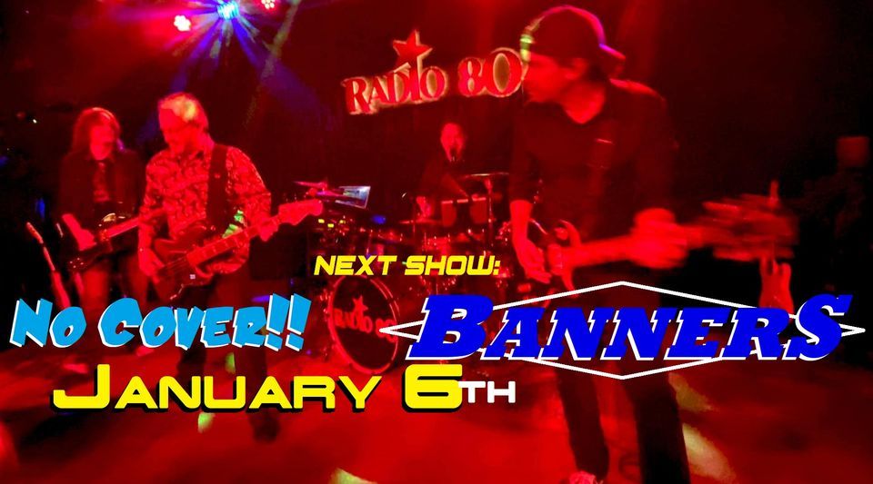 Radio RETURNS to BANNERS!! January 6th!! 9pm, Banners, Lexington