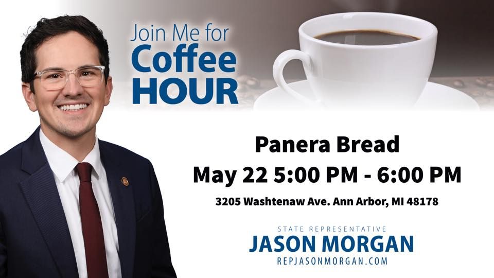 Coffee Hour with Rep. Panera Bread (3205 Washtenaw Avenue, Ann