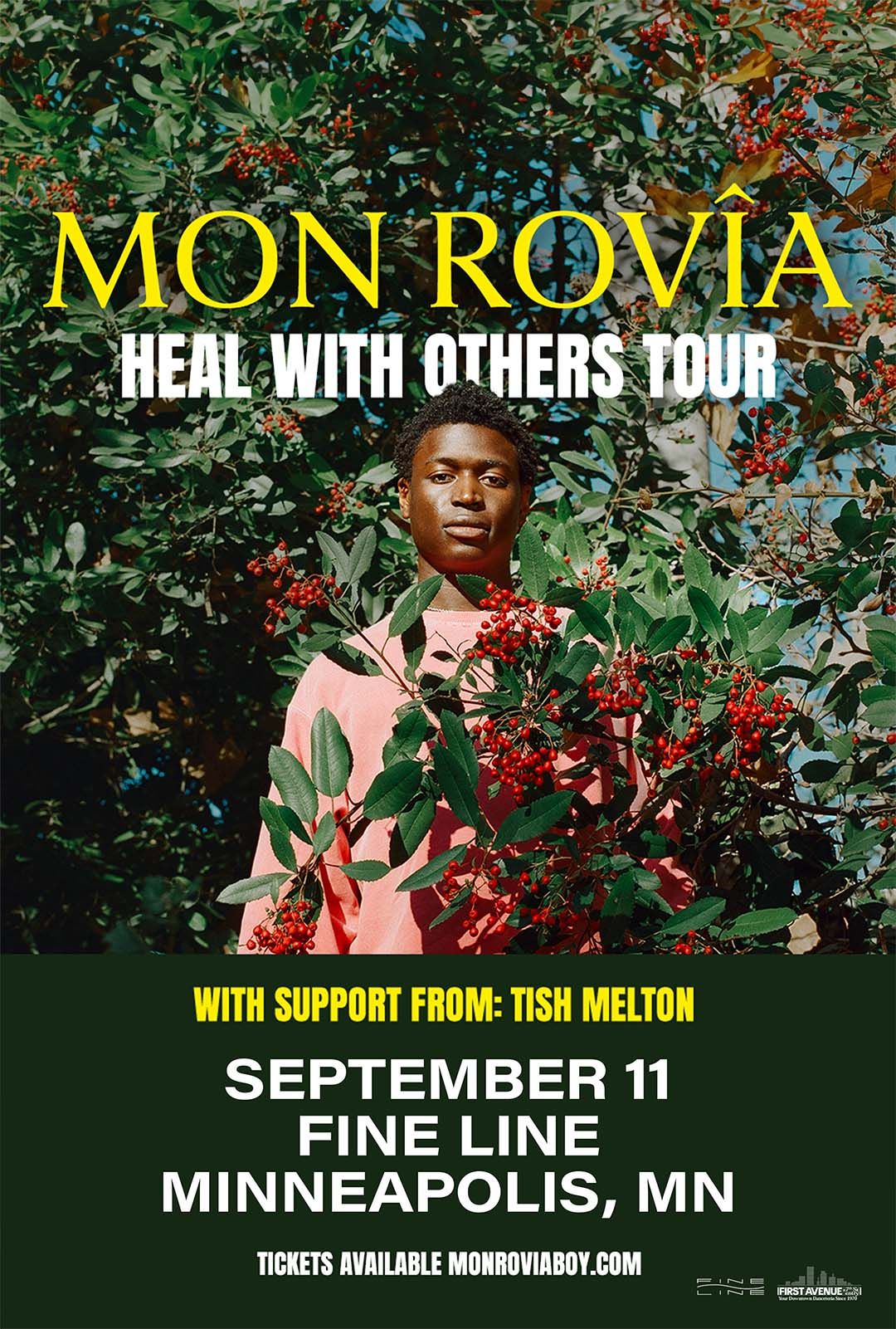 Mon Rovia at Bing Crosby Theater, 5 July | Event in Spokane | AllEvents