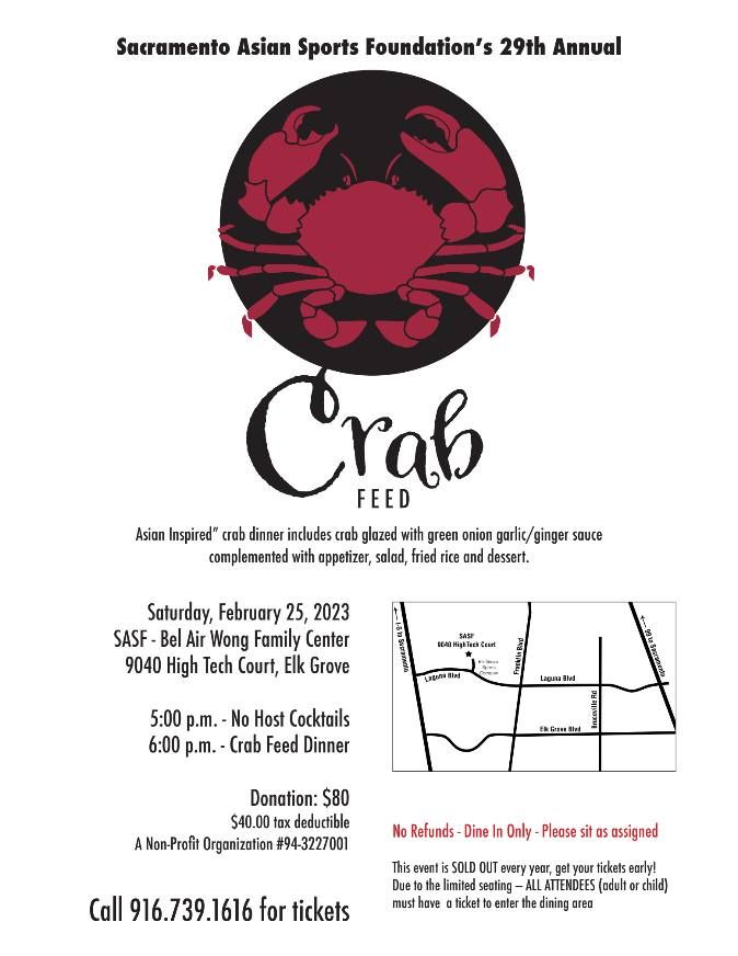 SASFs 29th Annual Crab Feed, Sacramento Asian Sports Foundation, Elk