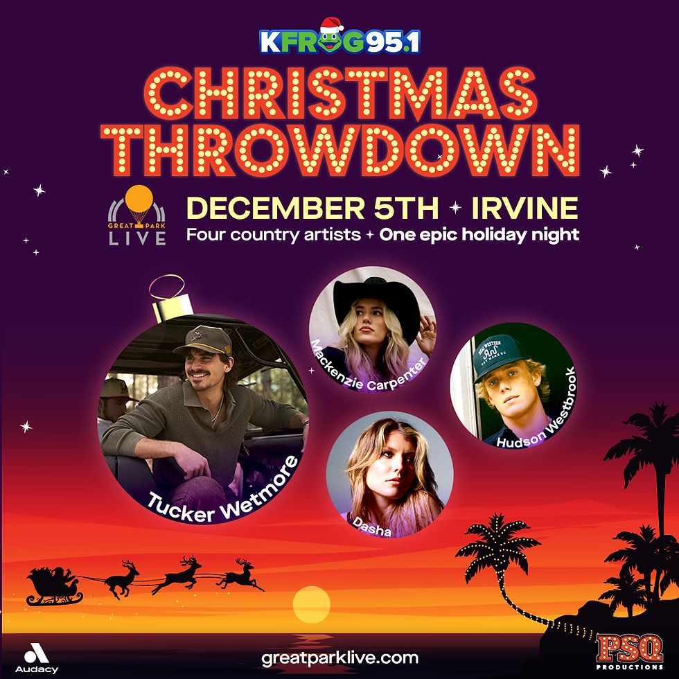 KFROG 95.1 Christmas Throwdown at Great Park Live, 5 December | Event in Irvine | AllEvents