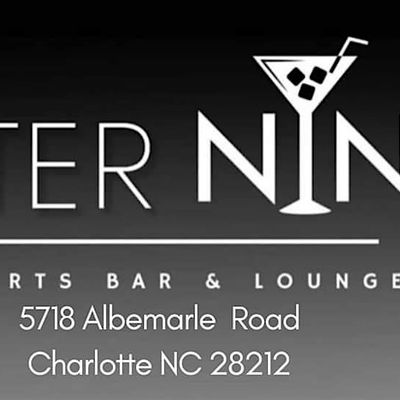 Afternine sports bar and lounge logo