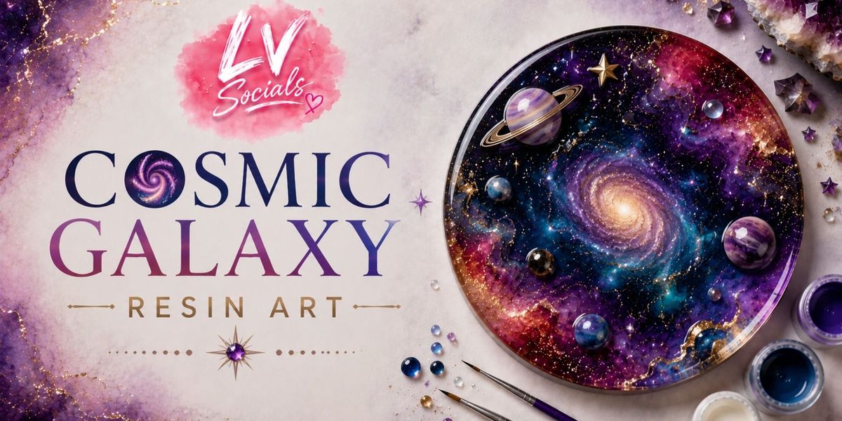 Cosmic Galaxy Resin Art