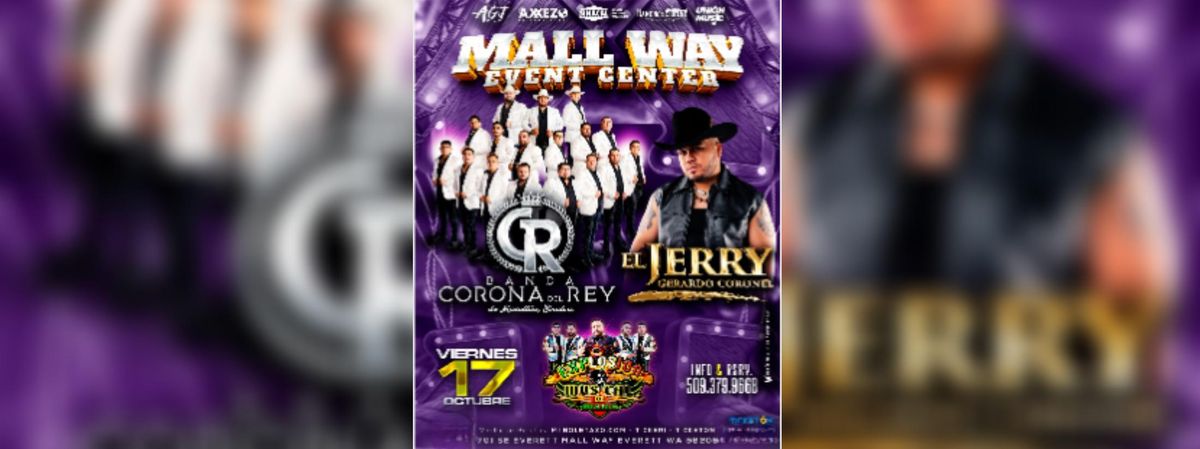 BANDA CORONA DEL REY, EL JERRY Y MAS, 17 October | Event in Everett | AllEvents