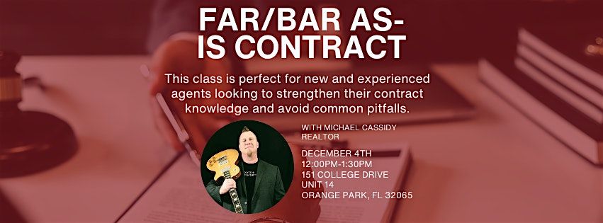 Far/Bar As-Is Contract, 4 December | Event in Orange Park | AllEvents