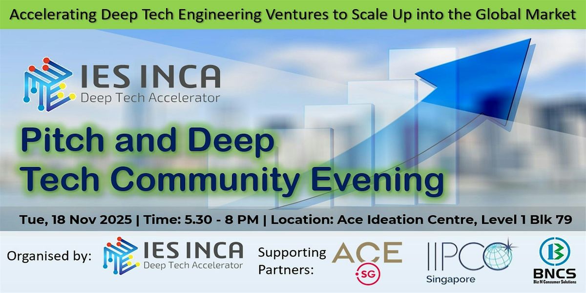 Deep Tech Pitching & Community Evening - 18 Nov 2025, 18 November | Event in Queenstown | AllEvents