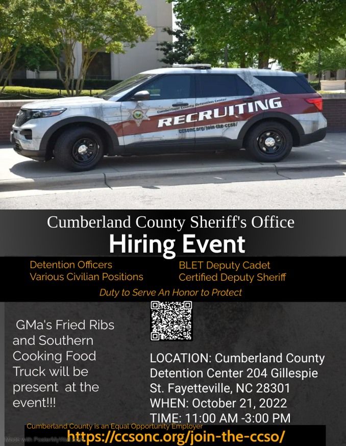 Cumberland County Sheriffs Office Hiring Event 204 Gillespie St cumberland-county-sheriffs-office-hiring-event-204-gillespie-st