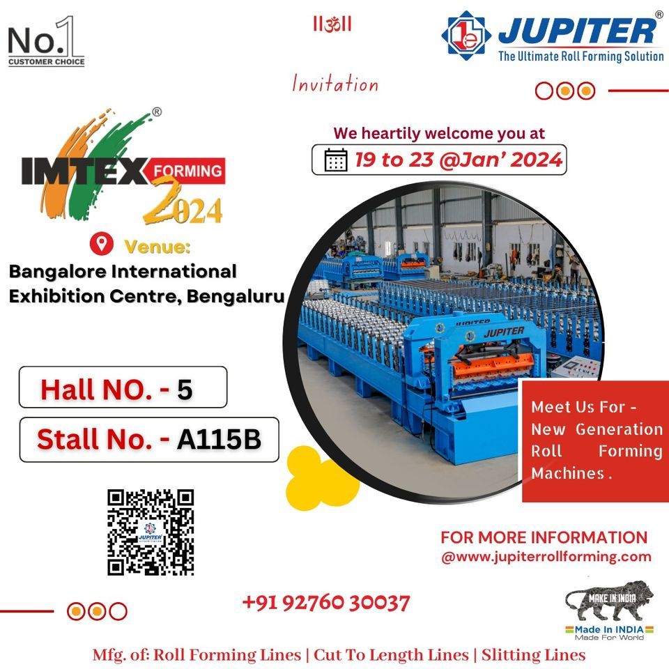 IMTEX Forming 2024, BIEC Banglore International Exhibition Centre