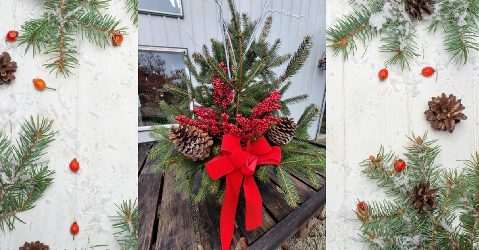 Make & Take A Holiday Porch Pot, Casey's Outdoor Solutions Garden