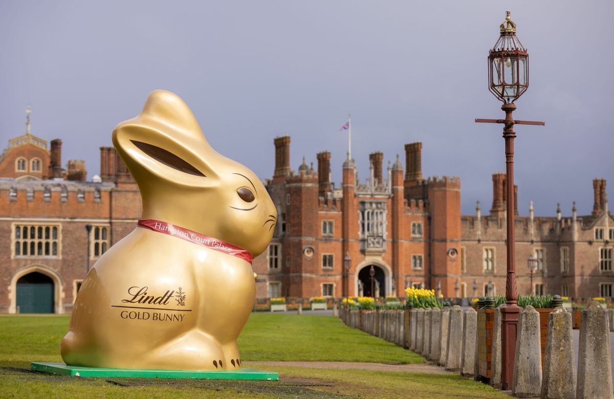 Hampton Court Palace Lindt Gold Bunny Hunt, 90-minute trail through the palace gardens
